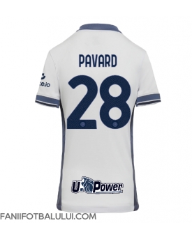 Inter Milan Benjamin Pavard #28 Tricou Fotbal Replică 2024-25 Femei Deplasare
